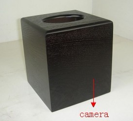 720P Spy Tissue Box Hidden HD Pinhole Spy Camera 16GB